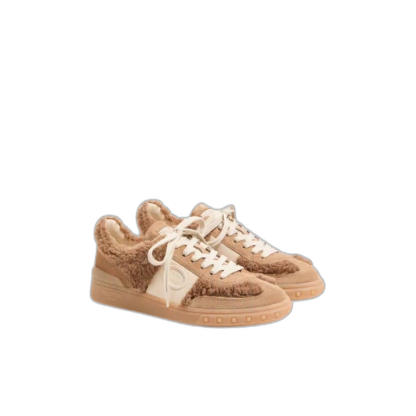 업빌리지 울 & 크러스트 레더 스니커즈