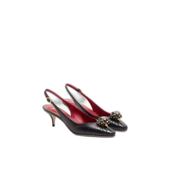 판테아 고트스킨 펌프스 55mm