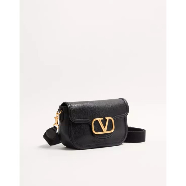 로코 소프트 그레이니 카프스킨 숄더백