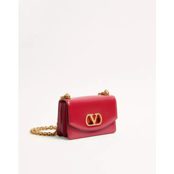 발렌티노 가라바니 베인 유광 카프스킨 스몰 숄더백