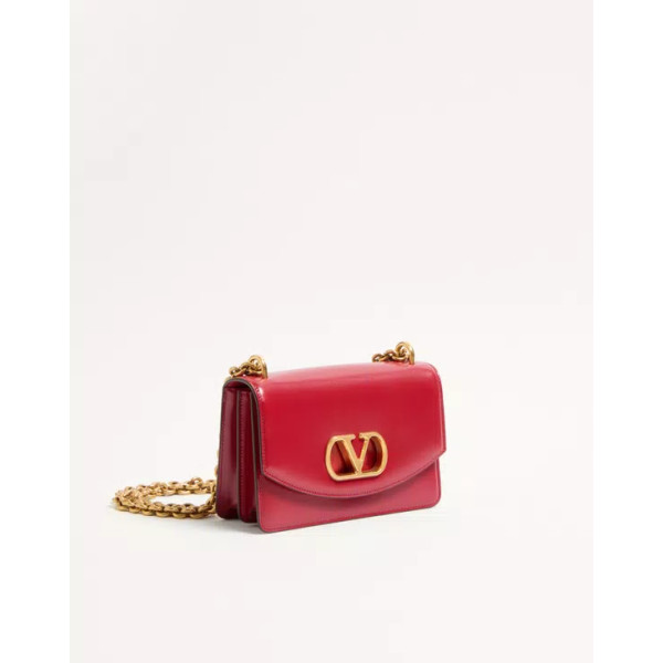 발렌티노 가라바니 베인 유광 카프스킨 스몰 숄더백