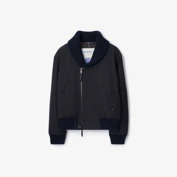 울 블렌드 보머 재킷