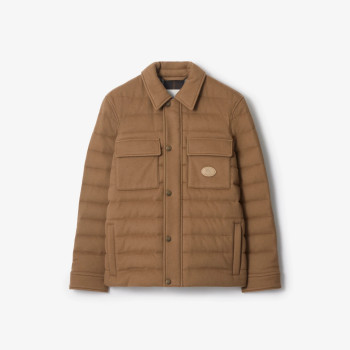 캐시미어 패딩 오버셔츠