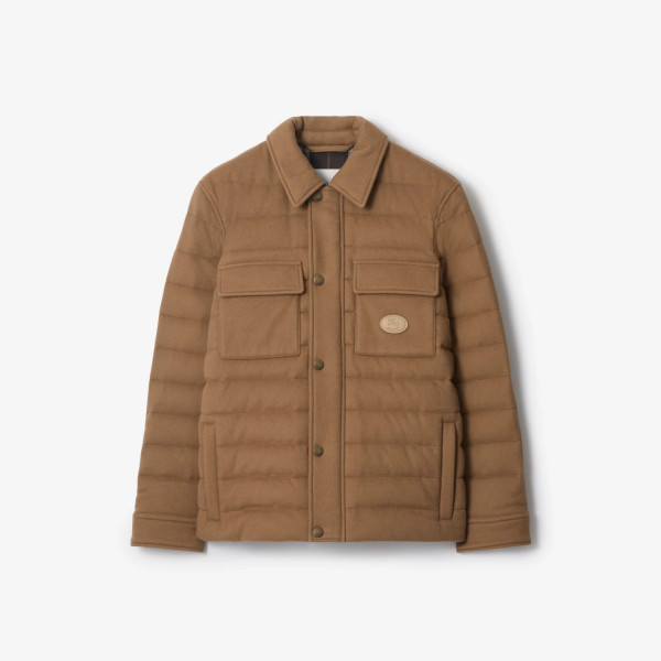 캐시미어 패딩 오버셔츠