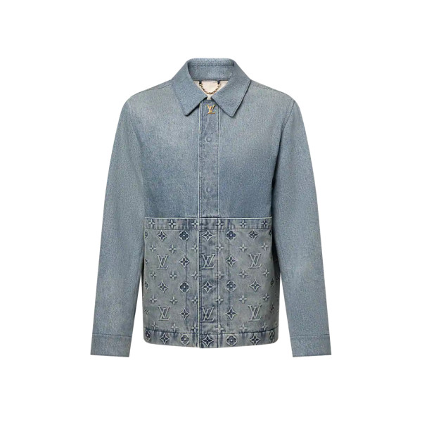 업사이클드 데님 캔버스 재킷