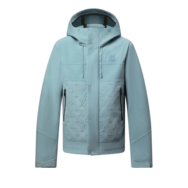 테크니컬 벨벳 레인 재킷