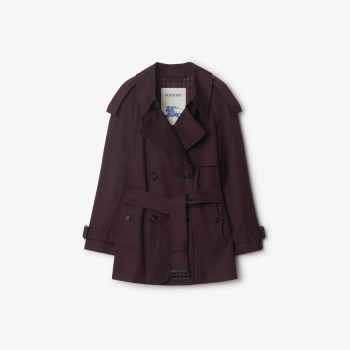 쇼트 개버딘 피츠로비아 트렌치코트