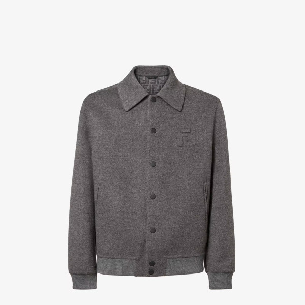 그레이 울 블루종