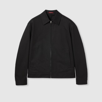 웹(Web) 디테일 코튼 트윌 재킷