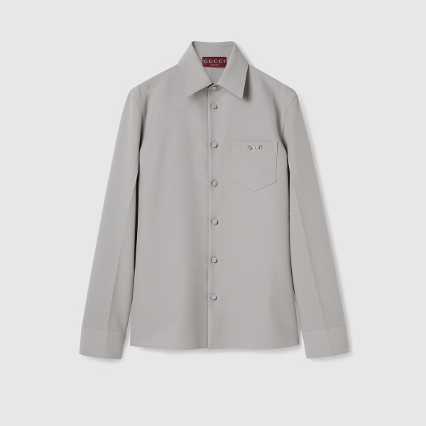 홀스빗 디테일의 테크니컬 파나마 셔츠