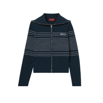 인타르시아 패브릭 폴로 재킷