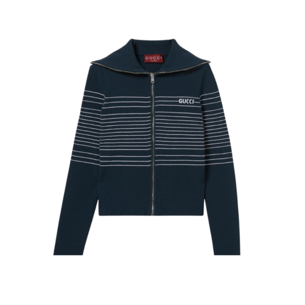 인타르시아 패브릭 폴로 재킷