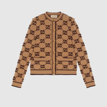 GG 울 부클레 자카드 가디건