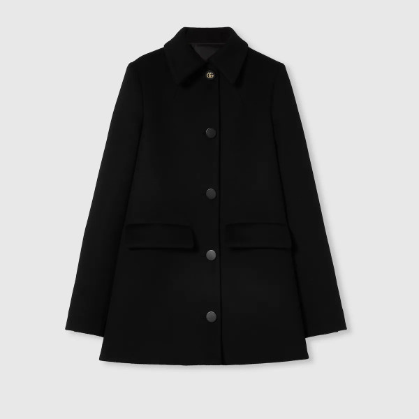 홀스빗 버튼의 울 코트