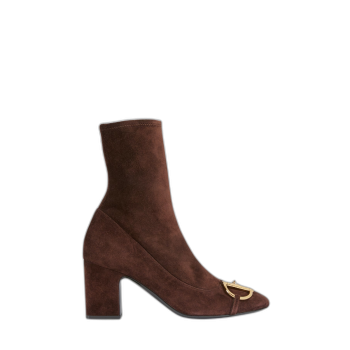 여성 하프 홀스빗 앵클 부츠