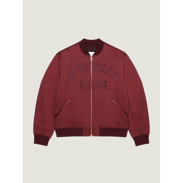 GIVENCHY 파리 새틴 자수 쿠튀르 심 봄버