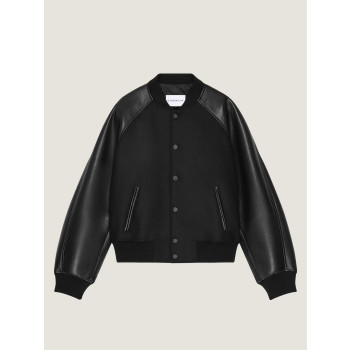 GIVENCHY 파리 자수가 들어간 믹스 소재 블루종