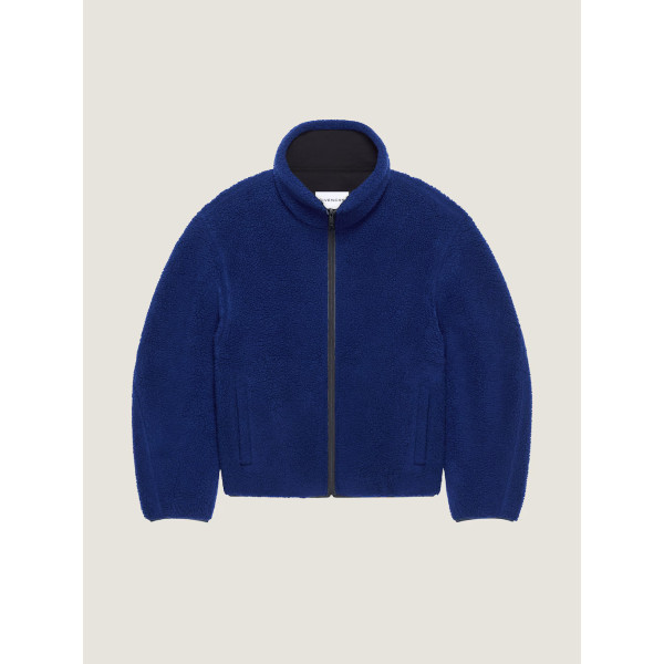 GIVENCHY 파리 자수가 있는 울 플리스 소재의 봄버 재킷