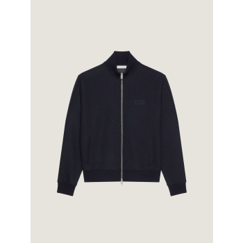 GIVENCHY 패치가 달린 울 캐시미어 지퍼 스웨트셔츠