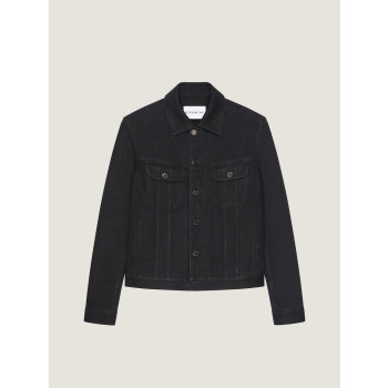 검은색 데님 재킷