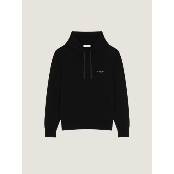 울과 캐시미어 자수 GIVENCHY 파리 후디