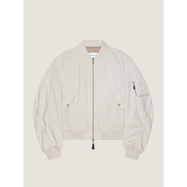 코튼 소재의 쿠튀르 심 봄버