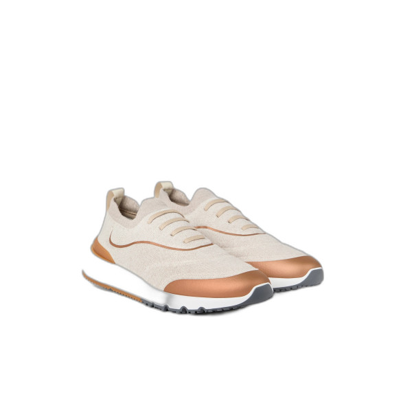 테크노 코튼 니트 러너