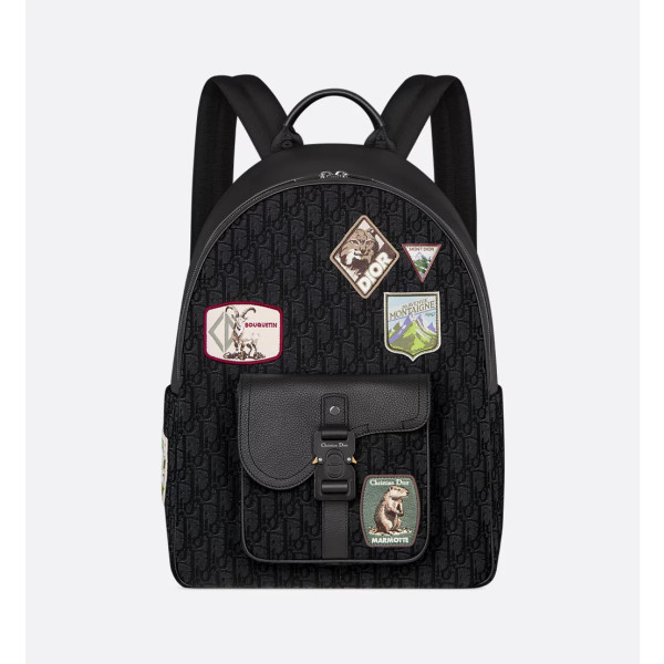 Saddle 지퍼 백팩