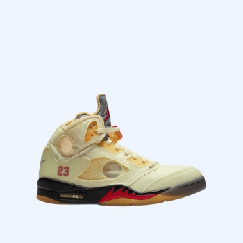 조던 5 x 오프화이트 레트로 SP 세일 파이어 레드