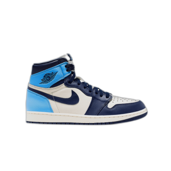 조던 1 레트로 하이 옵시디언 UNC