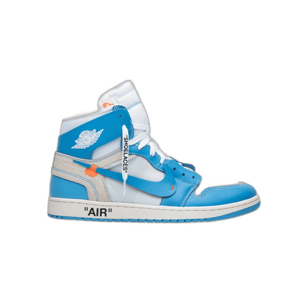 조던 1 x 오프화이트 레트로 하이 유니버시티 블루