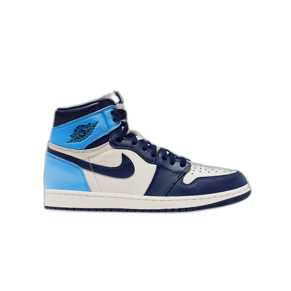 조던 1 레트로 하이 옵시디언 UNC