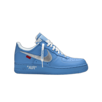 나이키 x 오프화이트 에어포스 1 로우 유니버시티 블루