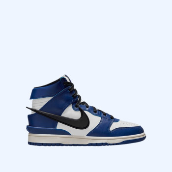 나이키 x 앰부쉬 덩크 하이 딥 로얄 블루