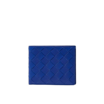 보테가베네타 인트레치아토 반지갑 블루