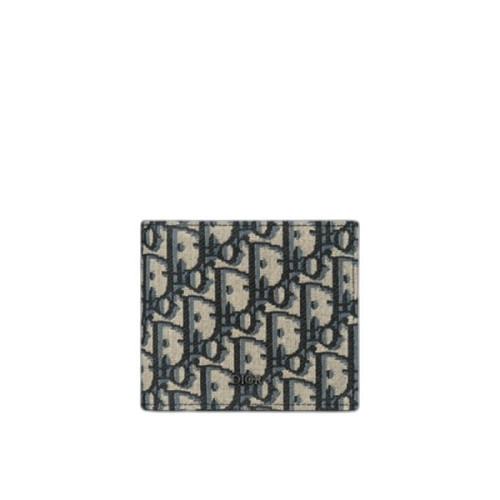 디올 오블리크 컴팩트 지갑 베이지