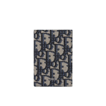 디올 오블리크 플랩 남성 반지갑