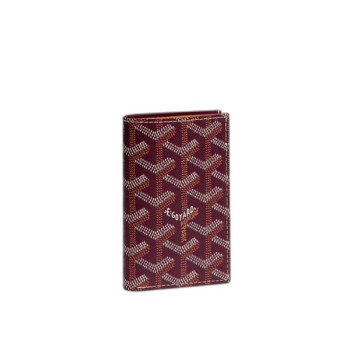 고야드 생피에르 카드 홀더 버건디