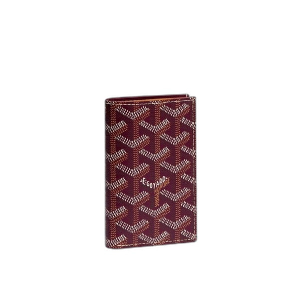 고야드 생피에르 카드 홀더 버건디