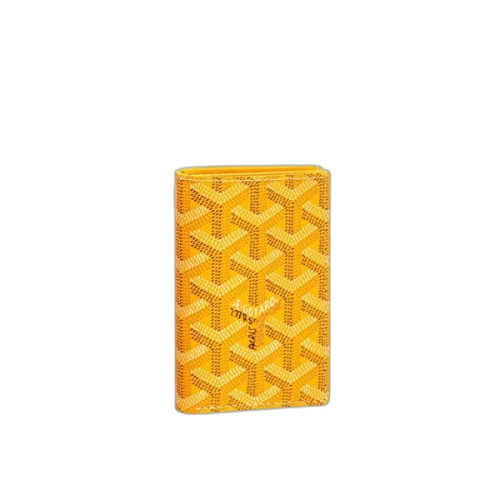 고야드 생피에르 카드 홀더 옐로우