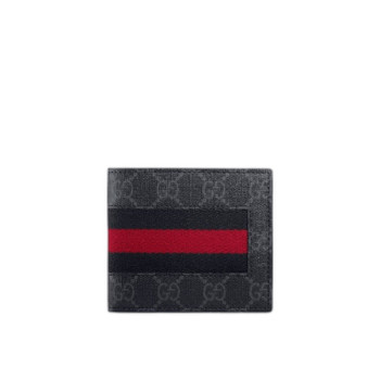구찌 GG 수프림 캔버스 웹 반지갑