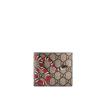 구찌 베스트리에 킹스네이크 반지갑 베이지