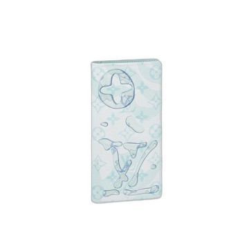 루이비통 모노그램 아쿠아가든 코티트 캔버스 브라짜 월릿 M82306