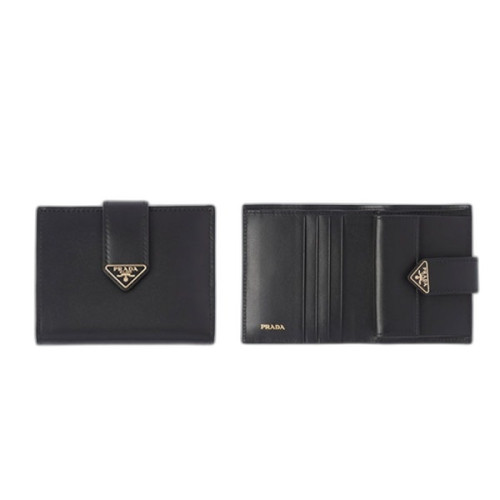 프라다 레더 반지갑