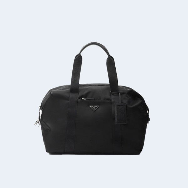 프라다 리나일론 사피아노 가죽 더플백