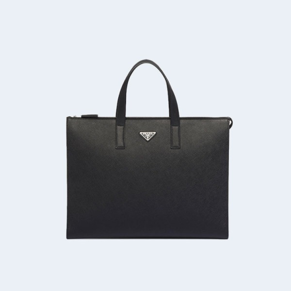 프라다 사피아노 레더 토트백