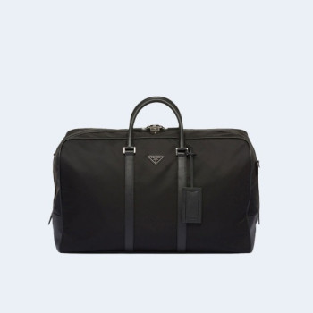 프라다 리나일론 사피아노 가죽 더플백