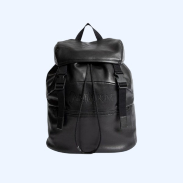 생로랑 레더 백팩