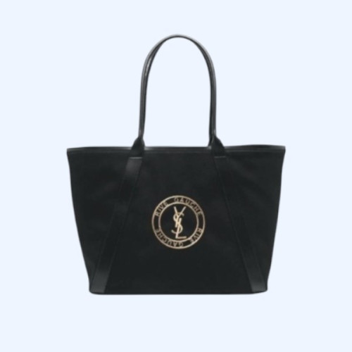 생로랑 리브고쉬 로고 토트백