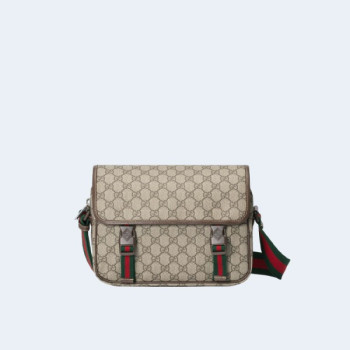 구찌 에보니 GG 슈프림 메신저백